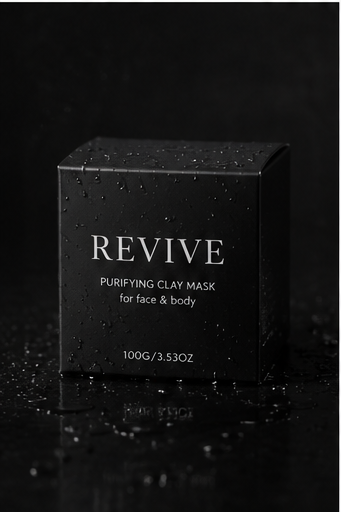 REVIVE Purifying Clay Mask – overhead jar shot