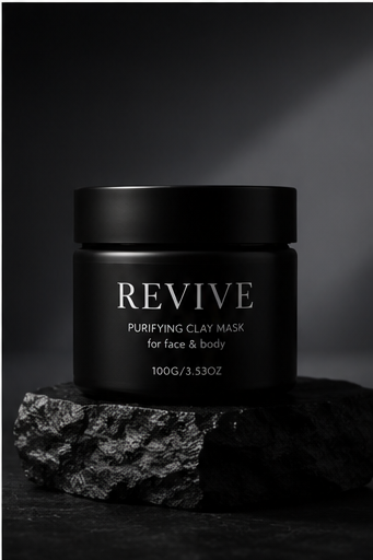 REVIVE Purifying Clay Mask – packaging detail